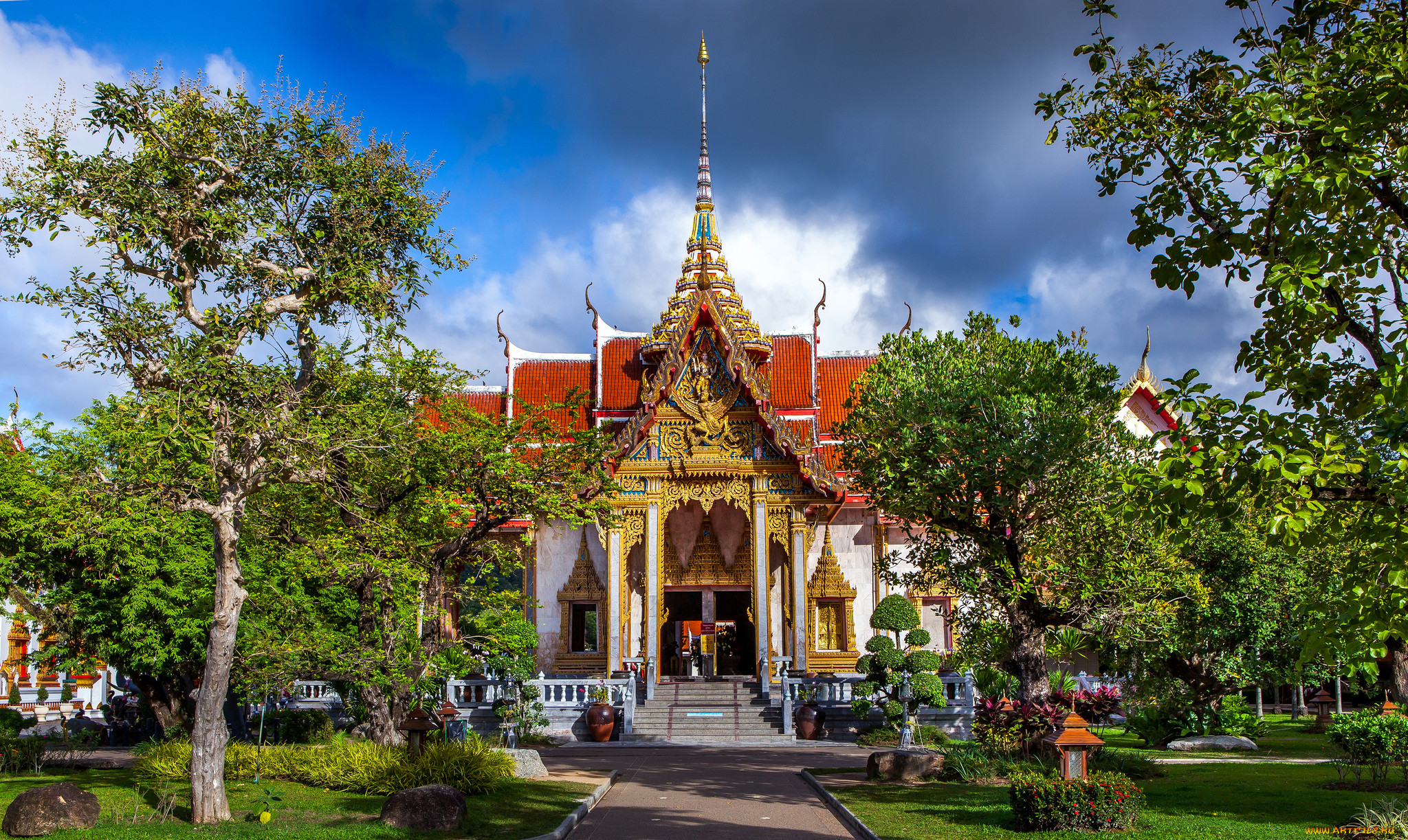 chalong temple,  phuket,  thailand, , -    , , , 